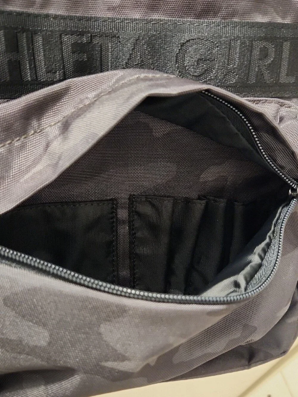 Athleta Girl Black Camo Backpack - Stylish Everyday Carry